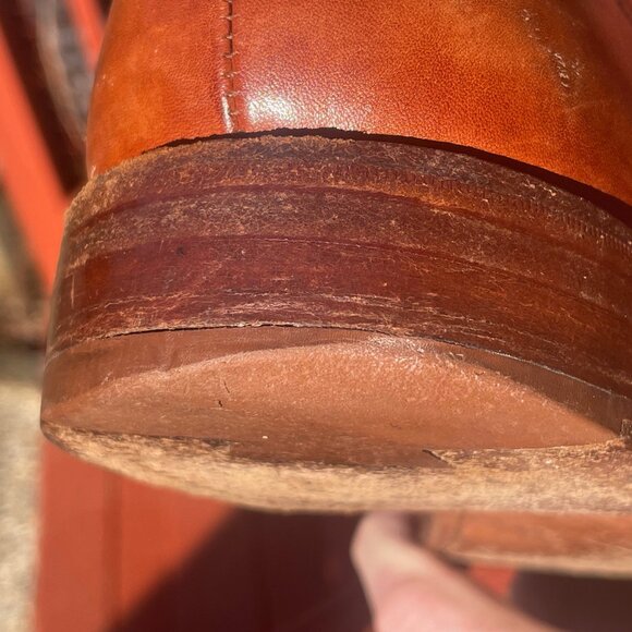 Crockett & Jones-made Polo by Ralph Lauren size 13  mens Oxford shoes, Tan main image 11